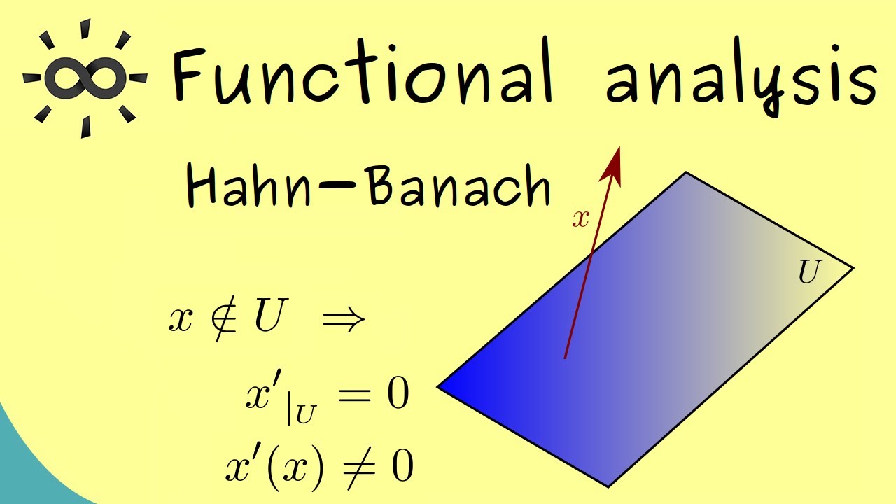 Functional Analysis 25 | Hahn–Banach Theorem