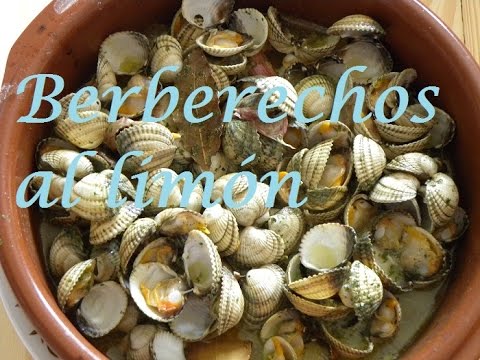 Berberechos al limón | Berberechos al vapor | Receta fácil