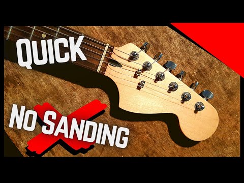 How To Remove Guitar Headstock Logo Quickly Without Sandpaper