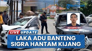Kronologi Adu Kambing Sigra Tabrak Kijang dari Arah Berlawanan, Dentuman Keras Bikin Geger Warga