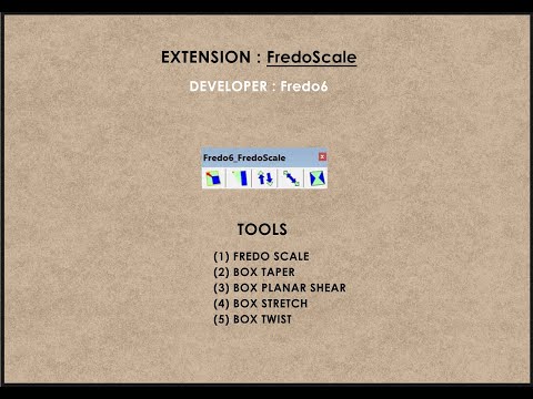 FredoScale - Sketchup Extension