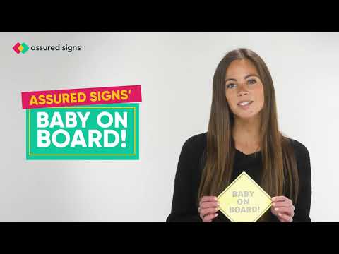 Increase Driver Awareness with Baby on Board Stickers for a Safer Ride