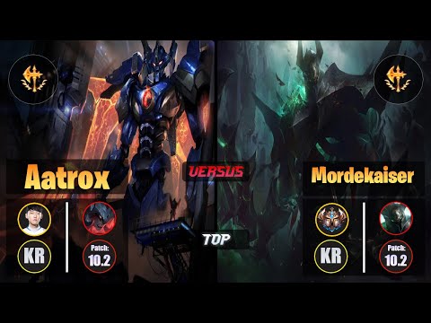 Nuguri AATROX (Top) [Conqueror] VS MORDEKAISER - Challenger KR Patch 10.2