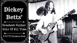Dickey Betts&#39; Greatest Guitar Solo of All Time