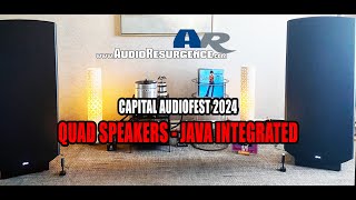 Download lagu Quad Speakers  | JAVA Integrated Amp | Capital Audiofest 2024 #caf2024 mp3