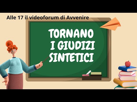 Tornano i “vecchi” giudizi alle elementari? Il videoforum di Avvenire