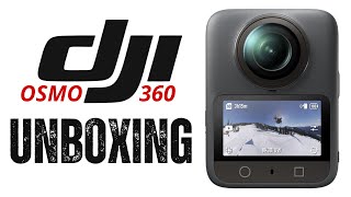 DJI OSMO 360 Unboxing - First Look at 8K 360°