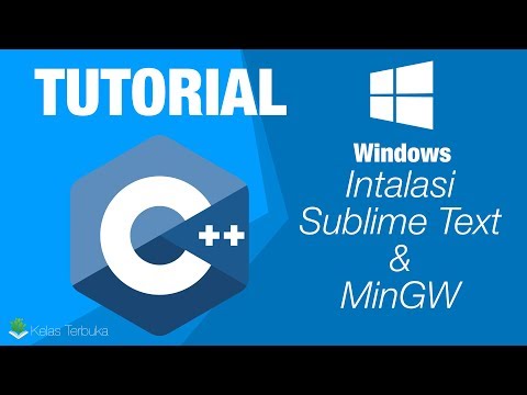 Belajar C Instalasi Sublime Text MinGW Windows