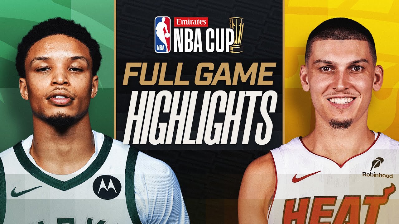 BUCKS at HEAT | EMIRATES NBA CUP 🏆 | FULL GAME HIGHLIGHTS | November 26, 2025