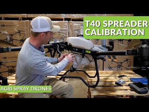 Spreader Calibration and Setup | DJI Agras T40 | Agri Spray Drones