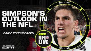 Download lagu Dan Orlovsky TOUCHSCREEN 👀 Breaking down Ty Simpson's best play from last season 🎥 | NFL Live mp3