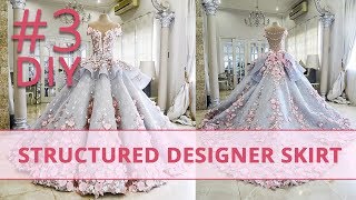 How to Make Structured Designer Skirt? #3 Corset Academy Courses
