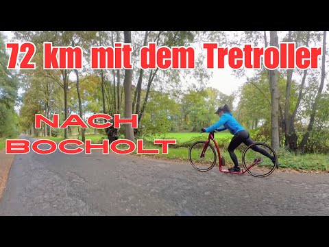 72 km scooter ride to Rose in Bocholt