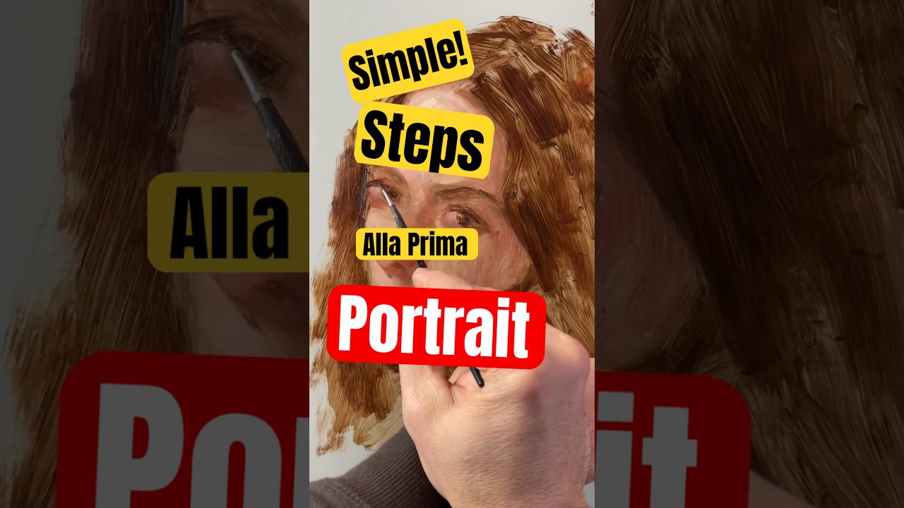 Easy Alla Prima Portrait Painting Tutorial