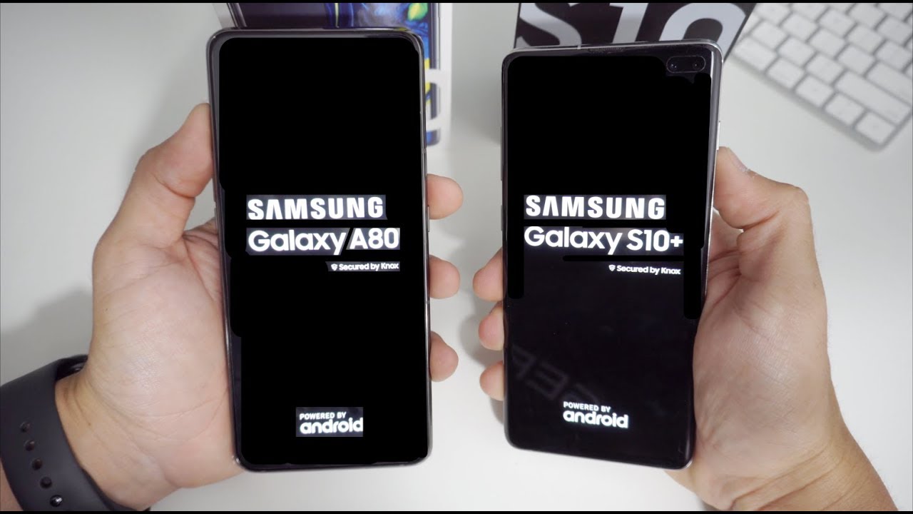 PHONE WARS - Samsung Galaxy A80 vs Galaxy S10+ Speed Test, Camera & Battery