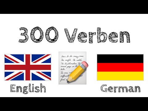 300 Verben + Lesen und Hören: - Englisch + Deutsch - (Muttersprachler)