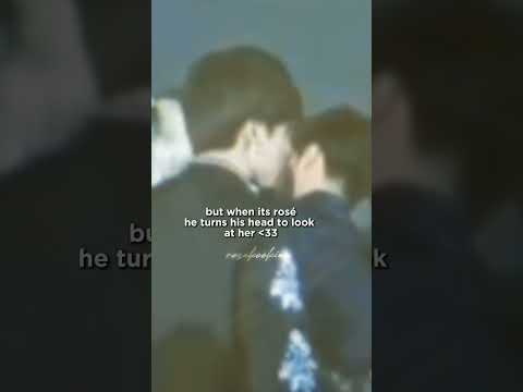 Rosé And Jungkook👀 eye contact? #rosekook #rosé#jungkook#bts #blackpink#rosekookisreal#liskookisfake