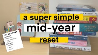 mid-year reset: decluttering + goals refresh ✅