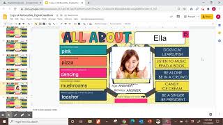 All About Our Class Digital Book