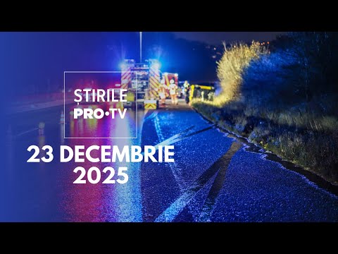 Știrile PRO TV - 23 Decembrie 2025 | Autostrada Moldovei: 250 de km
