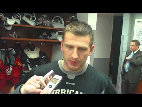 Carolina Hurricanes Jiri Tlusty after 4-2 win over Sabres on 3/13/14