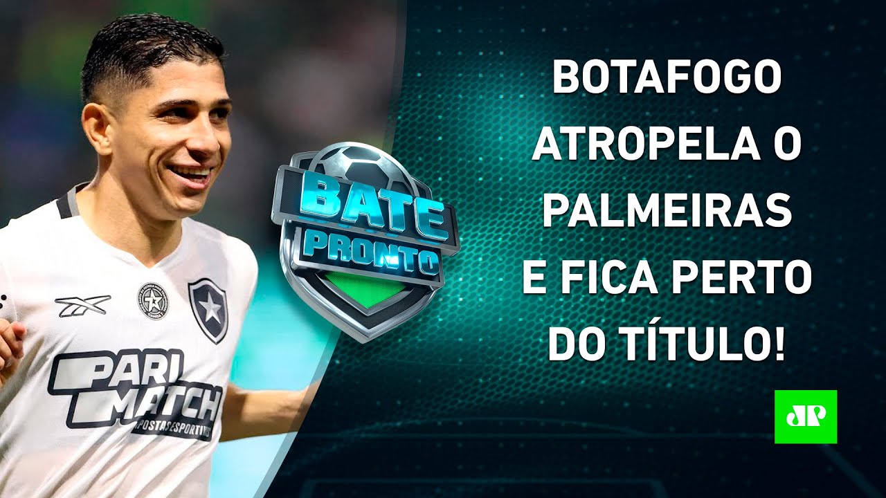 Botafogo ARRASA o Palmeiras, RETOMA LIDERANÇA e FICA PERTO do TÍTULO BRASILEIRO! | BATE-PRONTO