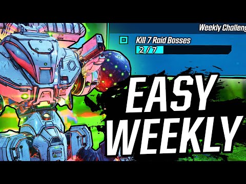 How to BEAT Vault Card WEEKLY: Kill 7 RAID BOSSES (Changes every THURSDAY) - Borderlands 3