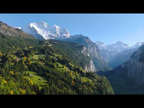 Switzerland 4K Winter to Spring - Nature Relaxation Film - Meditation Relaxing Music