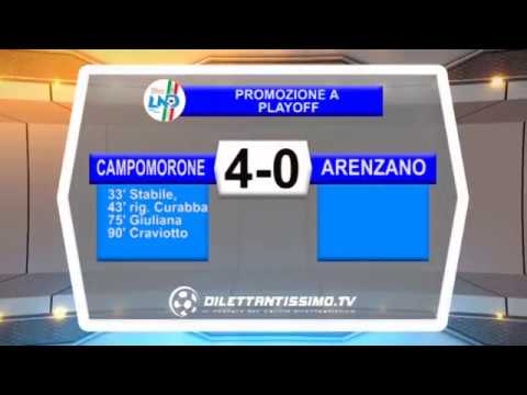 CAMPOMORONE SO – ARENZANO 4-0. Semifinale Play Off promozione Girone A 13 maggio 2018