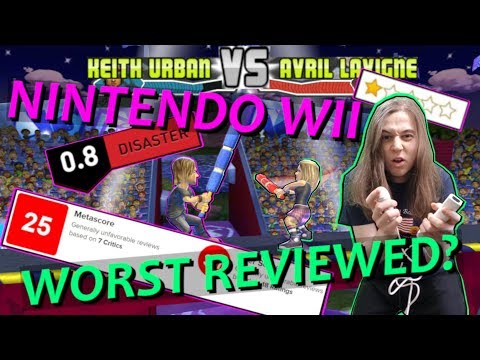 Playing The WORST REVIEWED Nintendo Wii Games On A Real Nintendo Wii In Front Of A Greenscreen