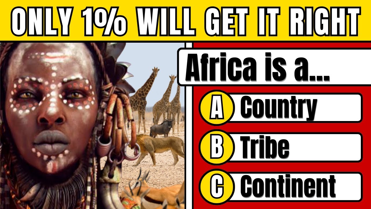 Do you think you're good at General Knowledge? I doubt you'll get the questions in this QUIZ right!