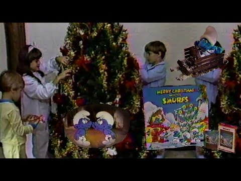 Merry Christmas with the Smurfs (Record Offer, 1984) 💙 🎄 🎁 ❄