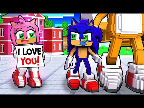 Baby Amy Has A CRUSH On Baby SONIC...