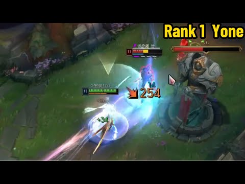 Rank 1 Yone: 1300LP Yone DESTROYING KR Master!