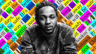 Kendrick Lamar, All Day | Rhyme Scheme Highlighted