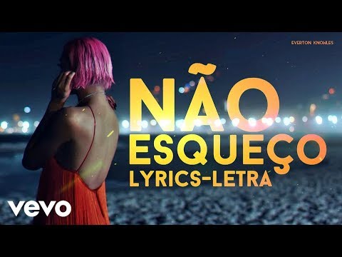 NIARA / Pabllo Vittar - Não Esqueço (Lyrics - Letra)