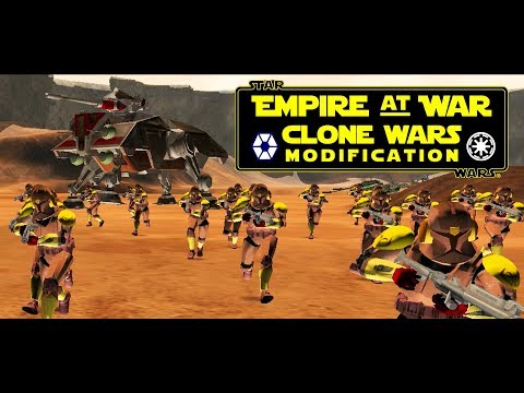 Star Wars EAW FOC Clone Wars Mod 4.0 Full Part 20 - INVASION OF GEONOSIS