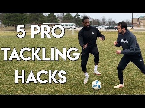 5 WAYS TO WIN EVERY TACKLE - HOW TO TACKLE IN FOOTBALL - DEFENDING HACKS