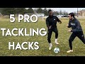 5 WAYS TO WIN EVERY TACKLE - HOW TO TACKLE IN FOOTBALL - DEFENDING HACKS
