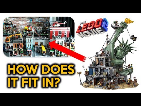 How to Fit LEGO Welcome to Apocalypseburg 70840 into a Custom LEGO City?