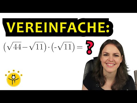 KLAMMERN mit WURZELN auflösen – Distributivgesetz, Wurzelterme, Beispiele rechnen