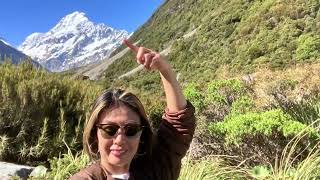 ニュージーランド マウントクック フッカーバレートラック／　Mt. Cook Hooker Valley Track in New Zealand  on 13th Nov 2024