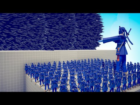 CAN 100x NINJA + GIANT CROSS THE BRIDGE? - TABS | Totally Accurate Battle Simulator 2023