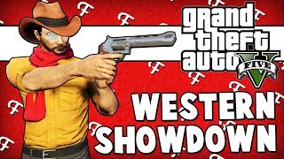 GTA 5: Wild Western Showdown, Lagging TyTyTheJedi, Grizzy Rages &amp; Breaks Monitor (Comedy Gaming)