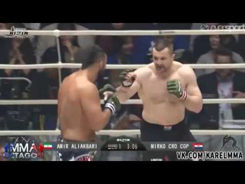 Мирко КроКоп vs Амир Алиакбари mirko filipović vs amir aliakbari