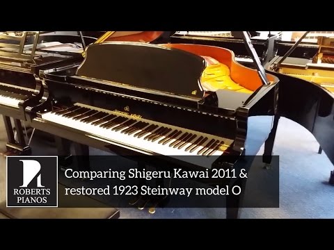Comparing Shigeru Kawai 2011 & restored 1923 Steinway model O