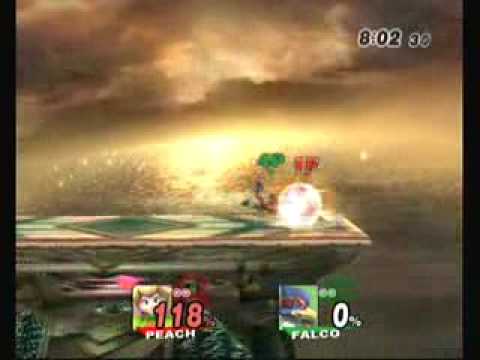 SSBB Suinoko(Peach) vs Aaaa(Falco) 2
