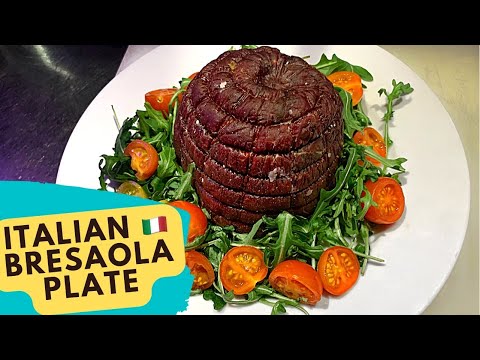 How to Garnished - italian Cured Meat Plate | Bresaola - rucola - grana| sl panini vlog |food recipe