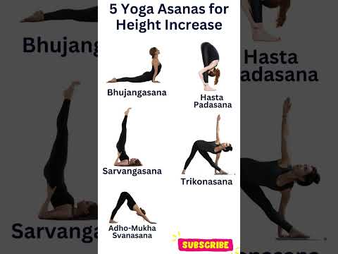 5 Yoga Asanas for Height Increase #shorts #viral #yoga