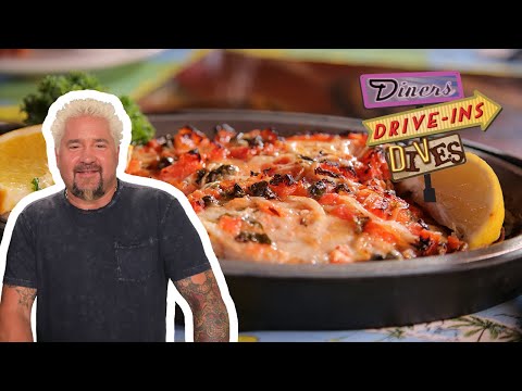 Guy Fieri Eats Fresh Fish in Key Largo | Diners, Drive-Ins and Dives | Food Network